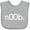 AC-Heather Grey, variant on Inktastic N00b. Boys or Girls Baby Bib