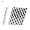 thumbnail image 4 of 4 Flute Spiral Bit 10pcs Milling Cutter, 4 Flute Milling Cutter End Mill, Easy Cutting Experience For Acrylic, PVC And Hard Wood, 4 of 8