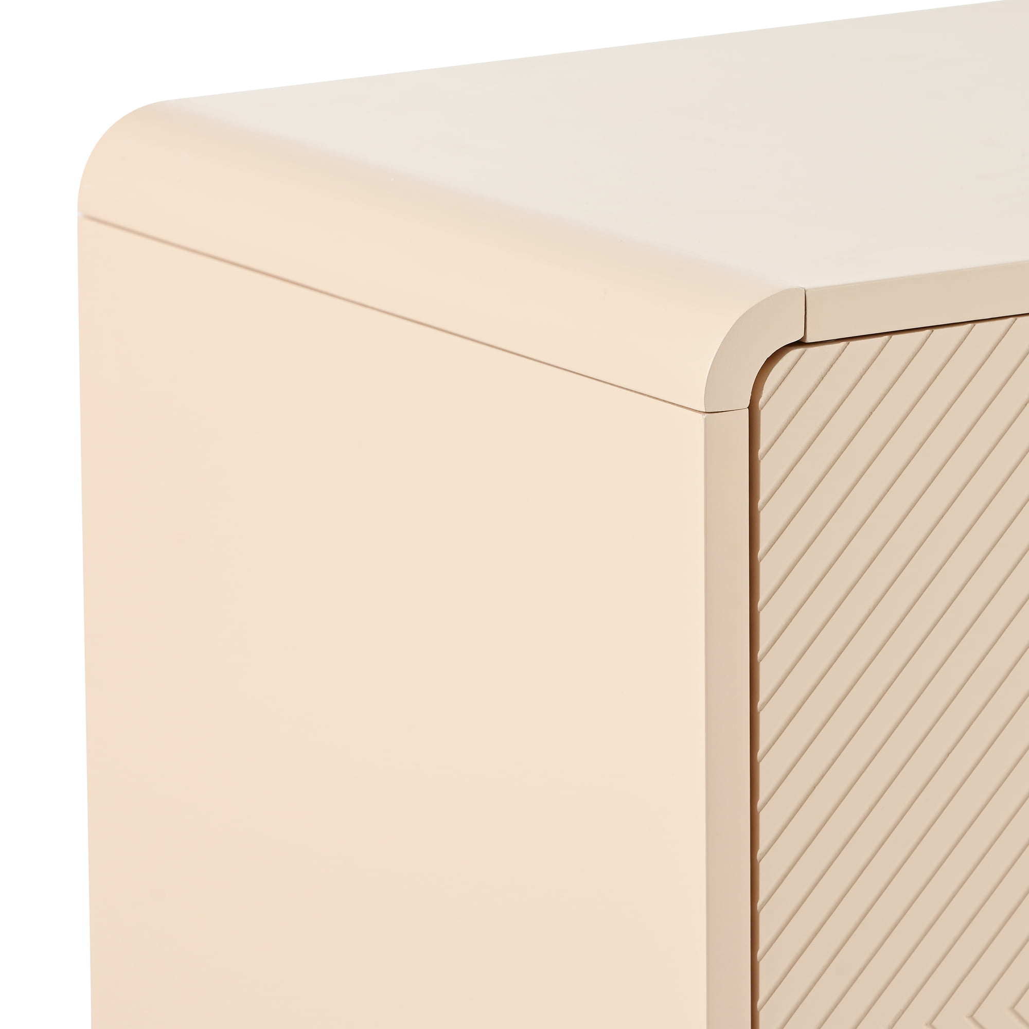 Kadyn 60"L Large Storage Space Sideboard, Sideboard Buffet Cabinet with 4 Doors, Floor Storage Cabinet for Living Room, Apricot Cream Kadyn 60"L Large Storage Space Sideboard, Sideboard Buffet Cabinet with 4 Doors, Floor Storage Cabinet for Living Room, Apricot Cream