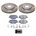 thumbnail image 2 of PowerStop Front Semi-Coated Rotor and Low-Dust Ceramic Brake Pad Kit SC7661, 2 of 3