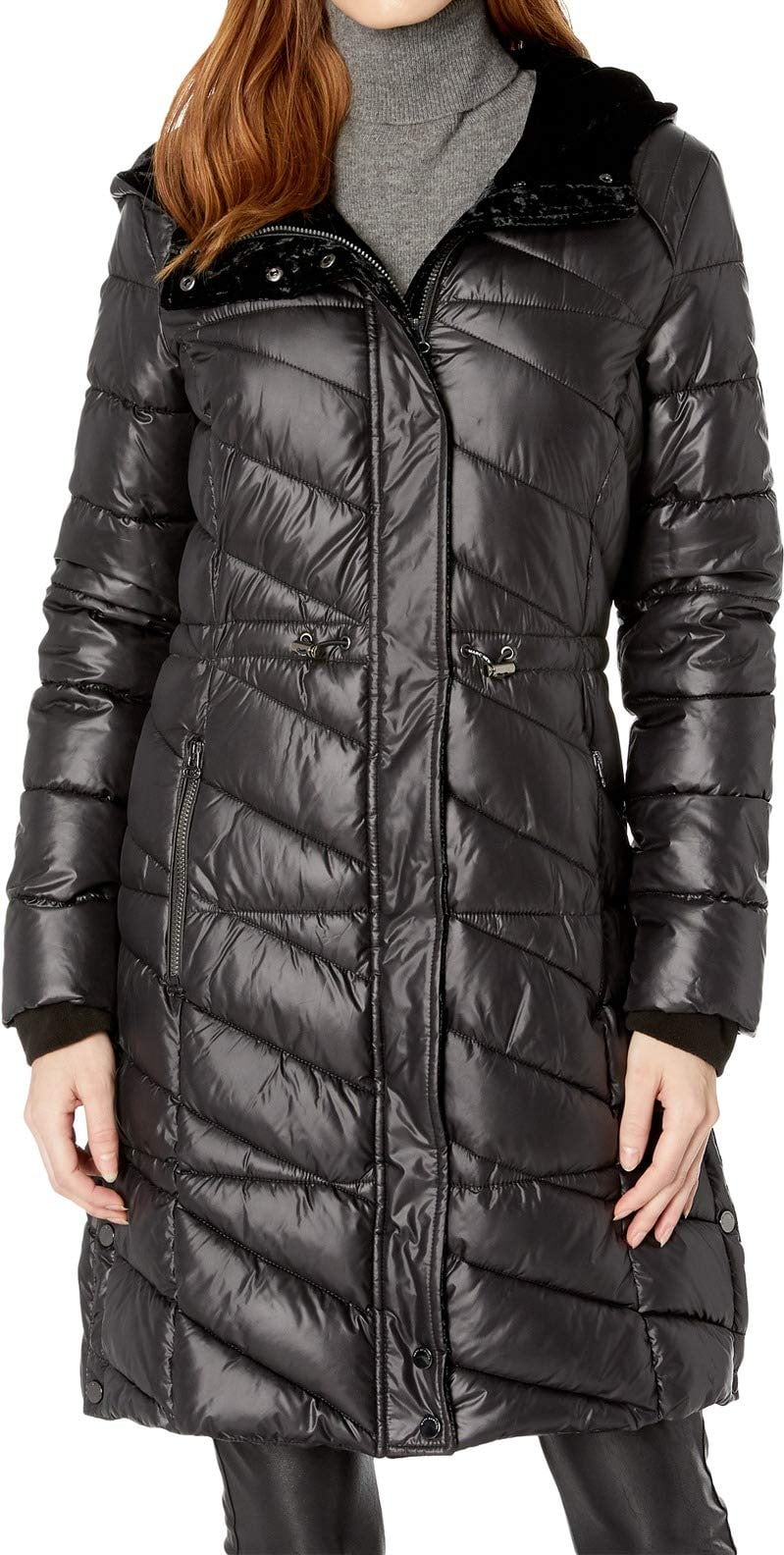 marc new york velvet puffer jacket