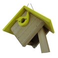 thumbnail image 5 of Nature Products USA Classic Cedar & Recycled Poly Lumber Wren Birdhouse with Predator Guard (Yellow), 5 of 7