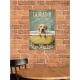 thumbnail image 6 of Antique Aluminum Metal Sign, 8 x 12 Inches, Retriever Labrador Wash Your Paws Sign, Whimsical Wall Decor for Kitchens, Bathrooms, or Pet Areas, 6 of 8