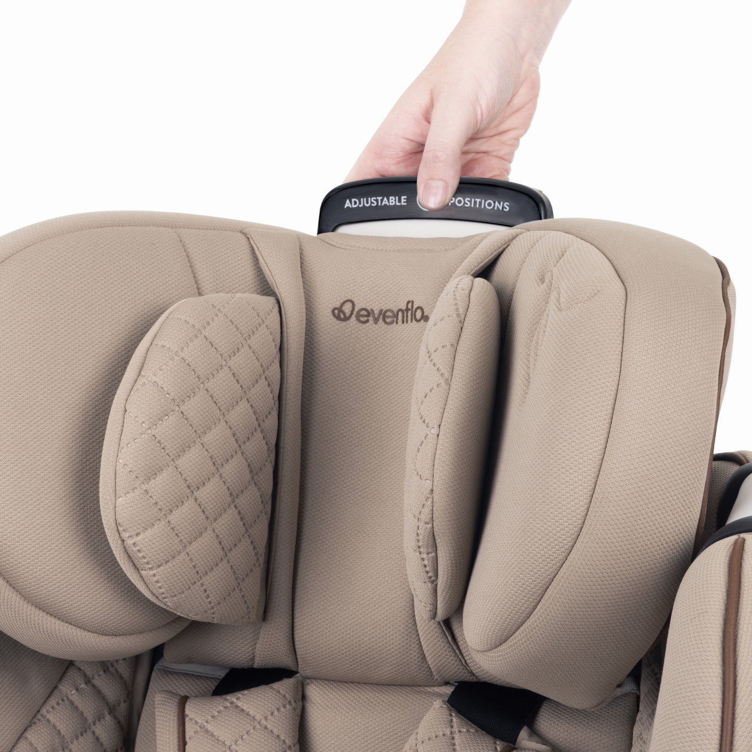 Revolve360 Extend All-in-One Rotational Car Seat with Green & Gentle Fabric (Travertine)