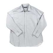 Michael Kors NEW Gray Gravel Mens 17 Button Down Striped Dress Shirt