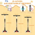 thumbnail image 6 of XJD 3 Wheel Kick Scooter for Kids,Foldable 3 Wheels Toddlers Scooter with LED Light & Adjustable Height, Best Gift for Boys Girls Outdoor Activities, Peach, 6 of 8