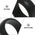 thumbnail image 3 of 4 protectores de silicona flexibles para anillos de dedo, deportivos, para exteriores (negro), 3 of 8