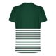 thumbnail image 4 of Blusas y camisas de manga corta con cuello redondo para hombre, blusa informal de poliéster con hombros descubiertos, estampado a rayas y manga corta para hombre., 4 of 5