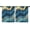 Blue Marble Gold, variant on Blackout Kids Curtains,Blue and Gold Marble Flow Veins Pattern Childrens Insulated Curtains Set Of 2,Bedroom Essentials,Toddler Room Decor 42"x54"