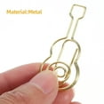 thumbnail image 3 of unbranded 30Ud Sujetapapeles Dorados Creativos Con De Guitarra Para Oficina Y Escritorio, 3 of 6