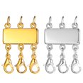 thumbnail image 2 of 2PCS Magnetic Necklace Layering Clasps, Gold and Silver Plated Magnetic Necklace Clasps, Jewelry Separators for Stackable Necklaces and Chains, Jewelry Accessories for Women, 2 of 6