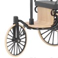 thumbnail image 4 of 1:12 Scale Classic Tricycle Model Ornaments High Simulation Retro Alloy Car Model Decoration for Home Black, 4 of 4
