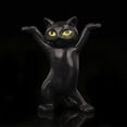 thumbnail image 3 of Paquete de 2 a 10 Gatos Bonitos , Decorativa, Decoración de Escultura de , Color Negro 10 piezas Sunnimix Escultura de estatua de gato, 3 of 7