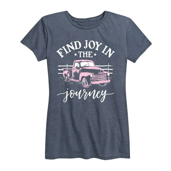 Country Casuals - Find Joy In The Journey Truck - Women's Short Sleeve Graphic T-Shirt