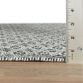 thumbnail image 6 of Bare Blue Handwoven Cotton Rug, 6' x 9', 6 of 6