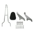 thumbnail image 3 of Motorcycle Rear  Backrest, Well-Equipped Soft Steel Alloy Motorcycle Rear Passenger Backrest Silver  For Motorcycle Riding, 3 of 8