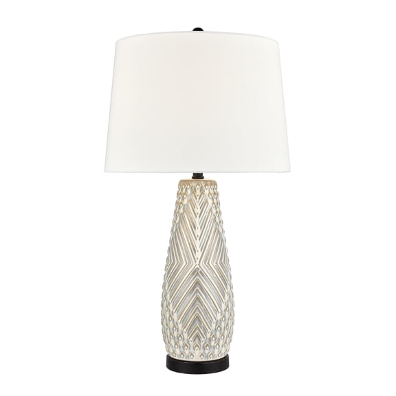 Elk Home Whitland 30-inch High 1-Light Table Lamp in Gray