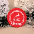 thumbnail image 3 of Christmas Coaster, Wine Cup Coaster, Holiday Tea Coaster, Festive Table Mat, Xmas Party Supplies, Holiday Home Decor, Restaurant Christmas Decor, Seasonal Drinkware Accessory, 3 of 6