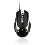 AJAZZ AJ120 Wired Gaming Mouse Programmable ,4DPI Switch Plating Mouse Black