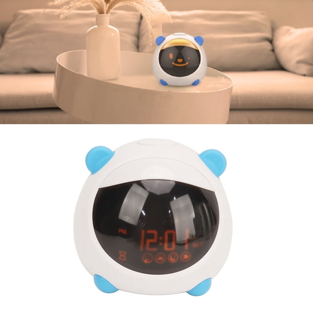 Reloj despertador para niños ANGGREK 7 colores claros para dormitorio