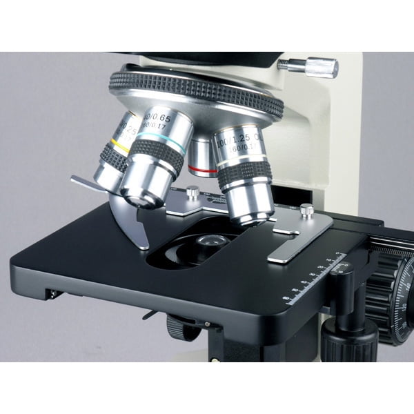 AmScope T490A-PCS 40X-1600X Lab Clinic Vet Trinocular Phase Contrast Compound Microscope