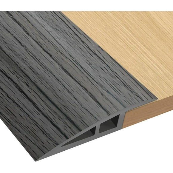 Vinyl Floor Transition Strip Door Threshold Self Adhesive Thresholds for Doorways Edgeucer TransitionStrips for Door/Floor ()