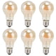 thumbnail image 1 of 6 bombillas LED de filamento A60 antiguas vintage de 4 W, base E27, bombilla de cristal dorado, luz cálida para decoración del hogar., 1 of 14