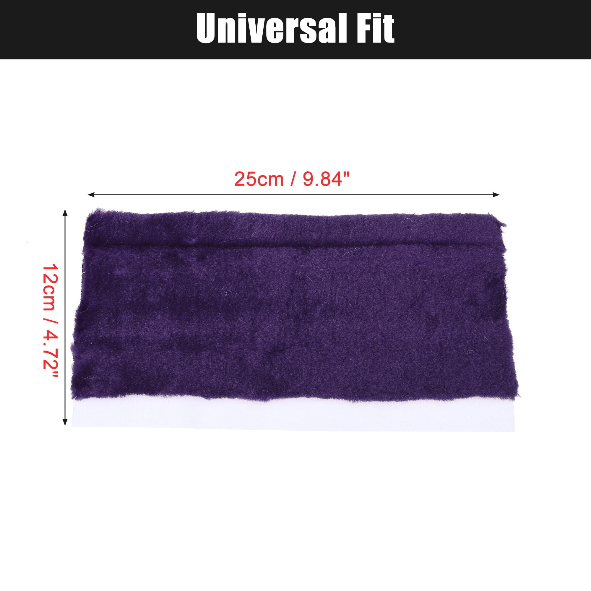 Unique Bargains 4 Pcs Plush Car Seat Belt Protector Pads Purple