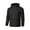 Black, variant on Men's Waterproof Windproof Outdoor Colorblock Zip-Up Jacket with Zipper Pockets (for Hiking & Camping), Black, Size L