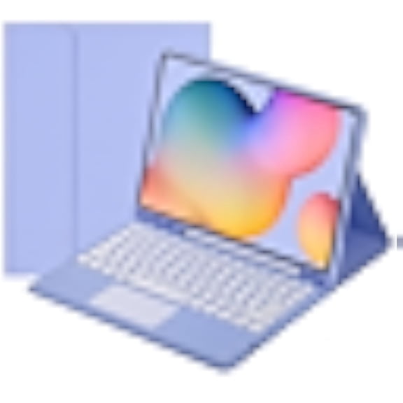 Touch Keyboard Case for Samsung Galaxy Tab S6 Lite 10.4 Inch 2024/2022/2020 Model (SM-P620/P625/P613/P619/P610/P615), with Pencil Holder - Magnetically Detachable Touch Bluetooth Keyboard (Pink)