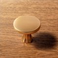 thumbnail image 6 of Goo-Ki Single Hole Center Dark Champagne Bronze Cabinet Knobs, Closet Classic Ancient Cabinet Handle Hardware for Bedroom, Kitchen, 6 Pack, 6 of 7