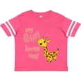 thumbnail image 3 of Inktastic My Gigi Loves Me- Cute Giraffe Boys or Girls Toddler T-Shirt, 3 of 5
