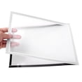 thumbnail image 4 of Uxcell 12.8" x 17.72" Magnetic Display Frame A3 Adhesive Magnetic Sign Holder Silver 5 Pack, 4 of 5
