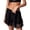 Skirt 4#Black, variant on WAYUTE Skirts for Women Solid Color Ballet Style High Waisted Half Skirt with Irregular Hem and Lace Ruffles Dance Party Evening Outwear Holiday Skirt