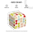 thumbnail image 4 of Picia Bow Ties Pattern Tissue Box Cover,PVC Leather Square Holder,Tissue Box Holder with Magnetic Bottom,Facial Paper Organizer Dispenser-5.2"X5.2"X5.2", 4 of 7
