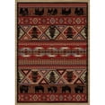 thumbnail image 1 of 5 ft. 3 in. x 7 ft. 7 in. Lodge King Red Pine Area Rug, 1 of 1