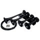thumbnail image 2 of Kit de bocina de aire HornBlasters Rage de 4 tonos, tanque de 3 L, 120 PSI, 12 V, 2 of 7