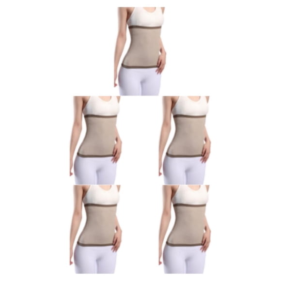 Vogacara Manténgase cómodo y apoyado Cintura elástica Soporte para la espalda para dolores y dolores Banda calentadora de cintura camel XL Type2 NO2