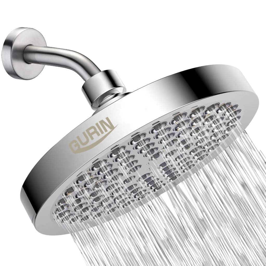 3'' S-size Bath Rain Shower Head High Pressure Boost Sprayer Bathroom Sprinkler 