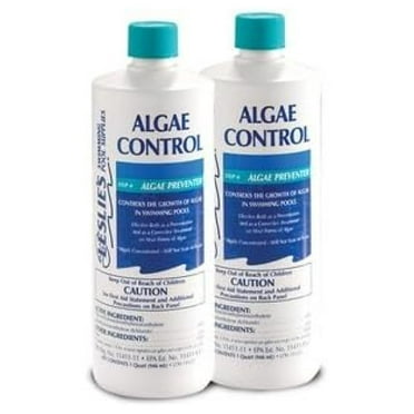Leslie's Algae Control Preventer for Pools 1 Quart [2 Bottles]
