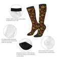 thumbnail image 6 of Lsque Vintage Autumn Plants Butterfly Printed Crew Socks Men's Women's LightWeight Thin Casual Calf Socks ,Knee High Socks,Cotton Socks, 6 of 9