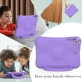 thumbnail image 5 of Allytechgroup Kids Cas for Apple iPad mini 1 2 3 4 5, Cute Football Design EVA Silicone Shockproof Kids Friendly Handle Stand Anti-Scratch Tablet Case Cover for iPad mini 1st 2nd 3rd 4th Gen,Purple, 5 of 5