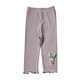 thumbnail image 1 of Odeerbi 1-7 Años Niñas Mallas de Punto de Canalé Con Ribete de Lechuga Mallas Elásticas Capris Pantalones de Verano Casual Cintura Elástica Pantimedias Recortadas, 1 of 6