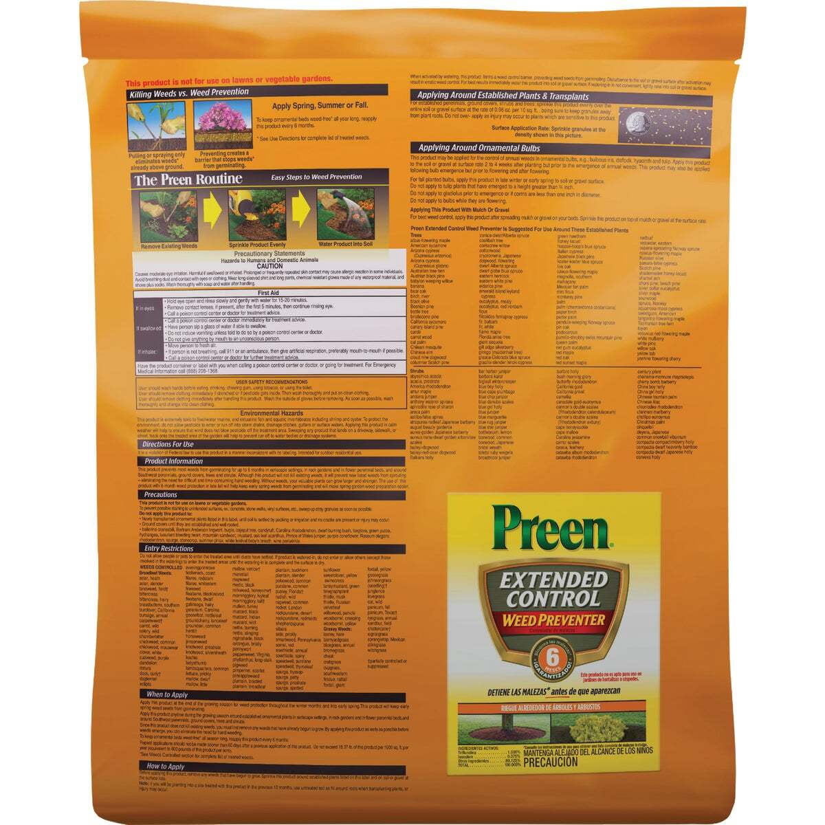Preen Extended Control Weed Preventer, 10 Lb. 2464206