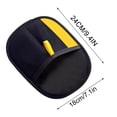 thumbnail image 3 of Guantes de aseo para mascotas de doble cara para perros y gatos, cepillo deslanador reutilizable, para baño y limpieza, material de malla transpirable y TPR, puño elástico, paquete de 2, 3 of 9
