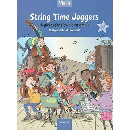 String Time Joggers Violin book + CD 14 pieces for flexible ensemble (String Time Ensembles) (Sheet