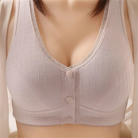 HCURIBAD Clearance! Wireless Bras  Womens Daisy Bra Sports Bras Front Snaps Wireless Beauty Back Full Coverage Comfor Easy Close Bras  Seamless Bra  Backless Bra  Bras for Women D 3XL