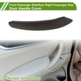 thumbnail image 2 of Front Passenger Side Rear Right Passenger Side Door Panel Handle Pull Trim Cover for BMW X5 2008-2013 No.51416970240 Deep Brown ABS PC 1 Pc, 2 of 6