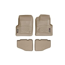 WeatherTech Custom Fit FloorLiners compatible with Jeep Wrangler 2-Door, Wrangler Unlimited 2-Door - 1st & 2nd Row (2-pc. Rear Liner), Tan