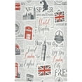 thumbnail image 5 of SKYSONIC 4 Pack London Theme Kitchen Towels Soft Highly Absorbent Dish Towels Reusable Tea Towels Set 28 x 18 Inch, 5 of 7